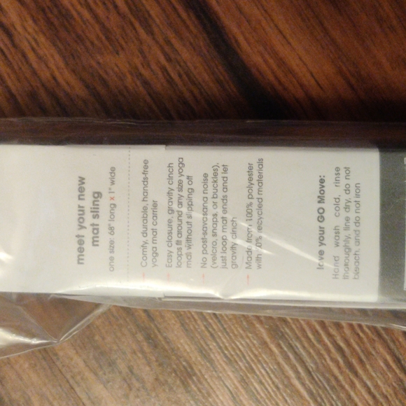 {Manduka} Navy Blue Yoga Mat Sling - Picture 3 of 5